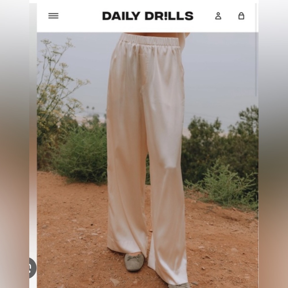 Daily Drills Silk Pants